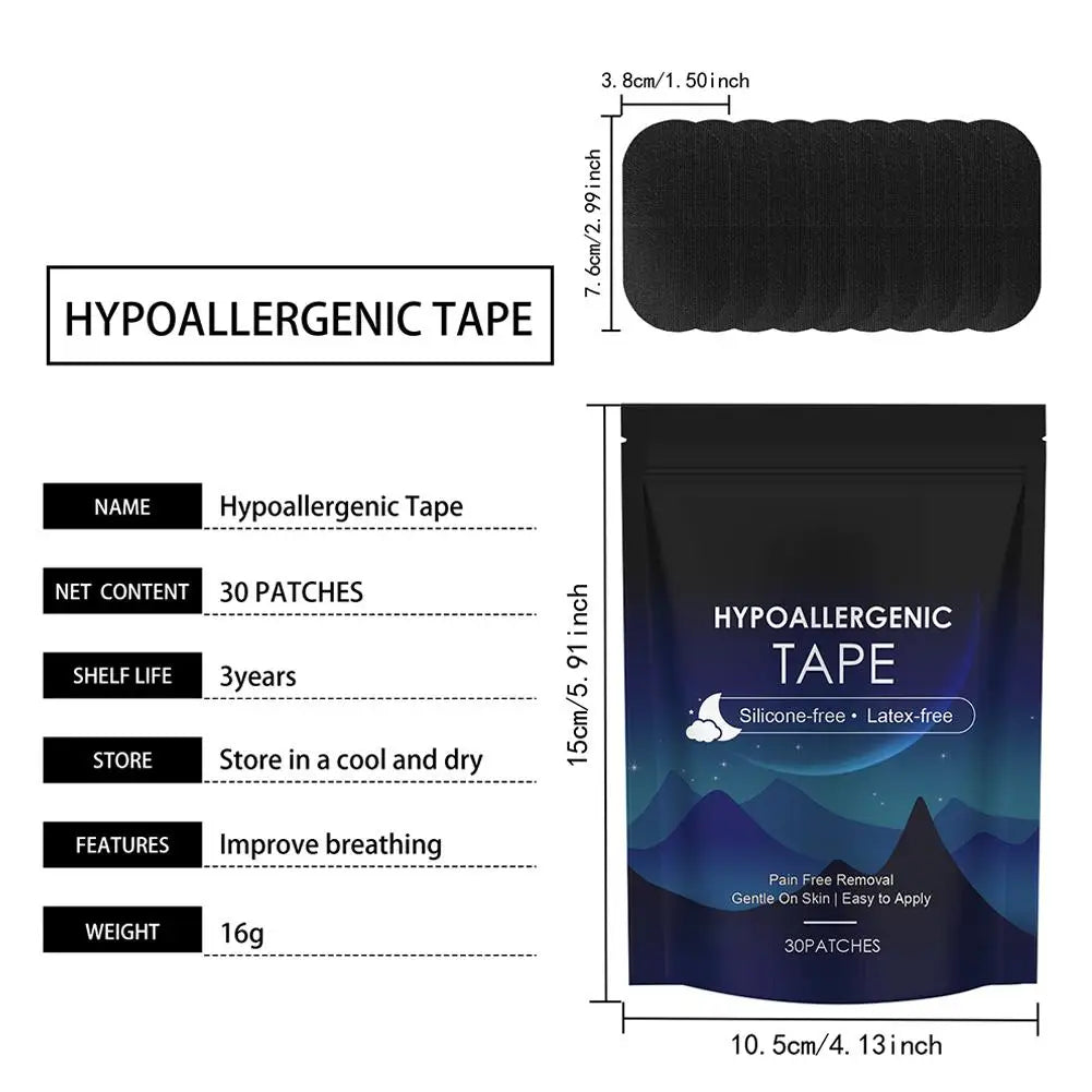 😴 Patch Anti-Ronflement – Correcteur de Respiration & Sommeil Réparateur