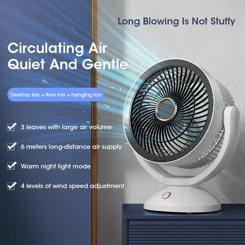 ❄️ Mini Climatiseur Portatif – Silencieux & Rechargeable