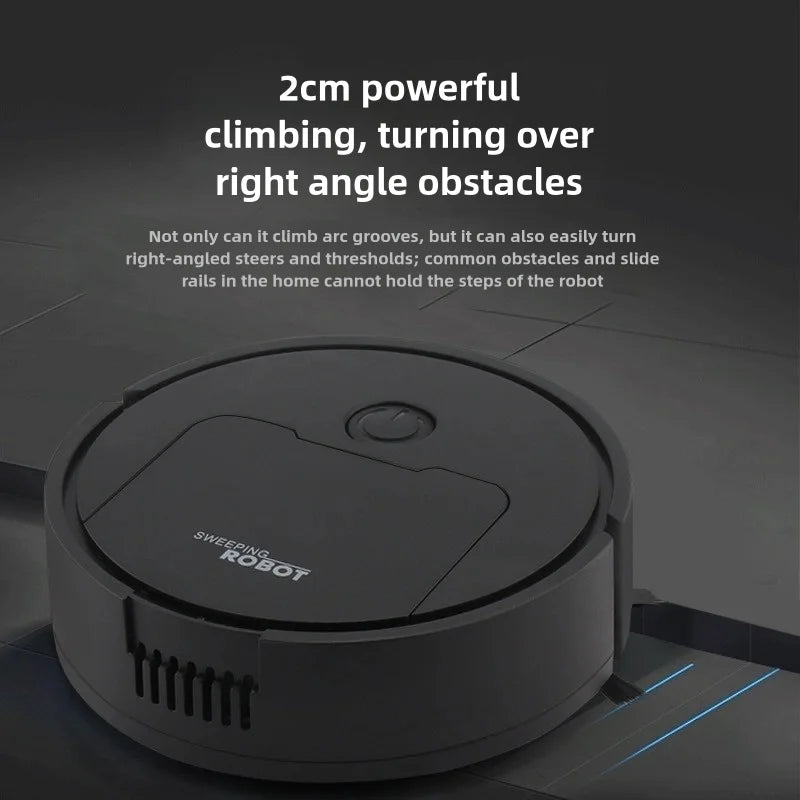 🤖 Robot Aspirateur Intelligent 3-en-1 – Aspiration, Balayage & Lavage Automatique