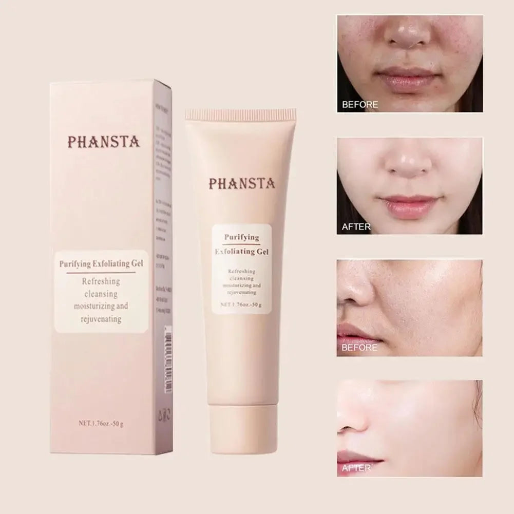 💧 Gel Exfoliant Purifiant – Nettoyant Visage Doux & Hydratant