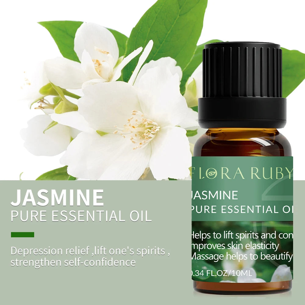 🌿 Coffret d’Huiles Essentielles Pures – 10 ml | Diffuseurs & Soins