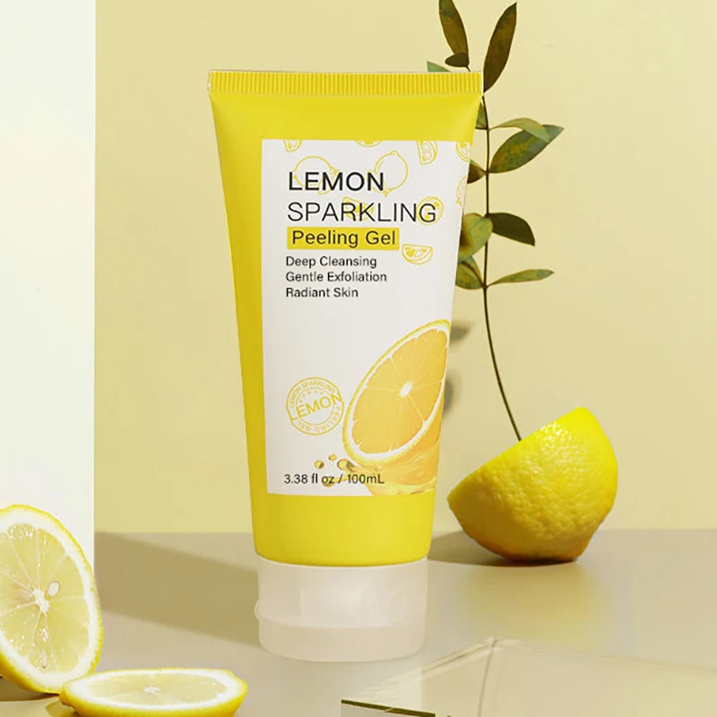 🍋 Gel Nettoyant Exfoliant au Citron – Visage Frais, Lisse & Éclatant