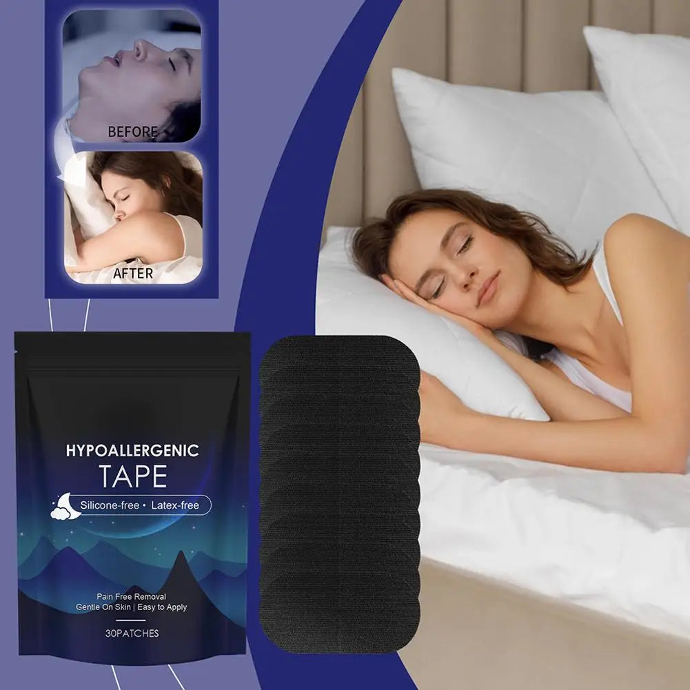 😴 Patch Anti-Ronflement – Correcteur de Respiration & Sommeil Réparateur