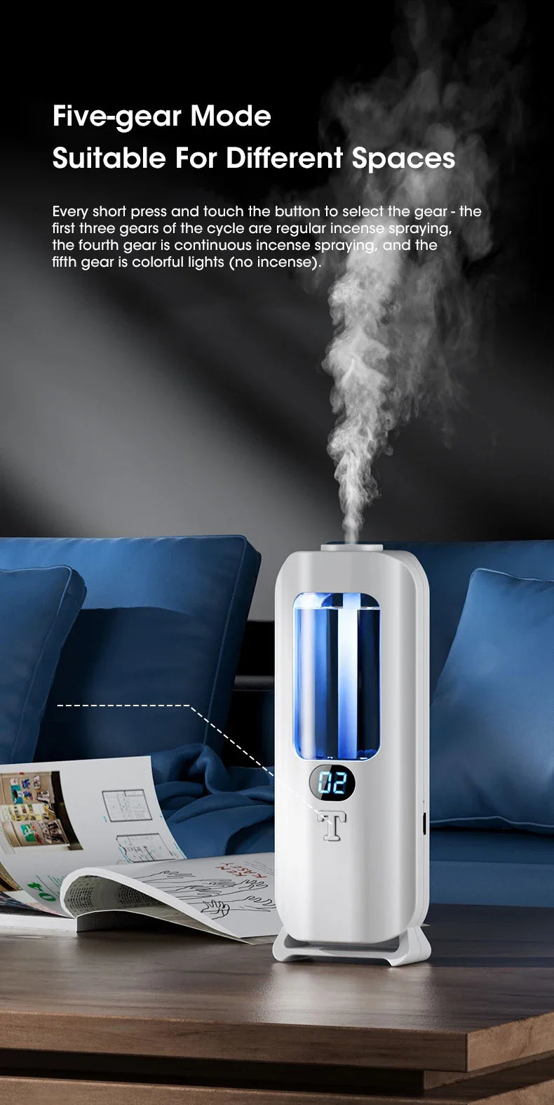đ Diffuseur & Humidificateur dâAir Portable â USB, VĂ©hicule ou Bureau