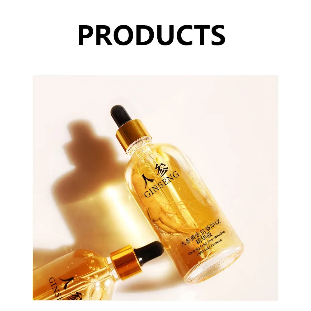 ✨ Essence de Ginseng & Huile Essentielle aux Polypeptides – Anti-Rides & Raffermissante