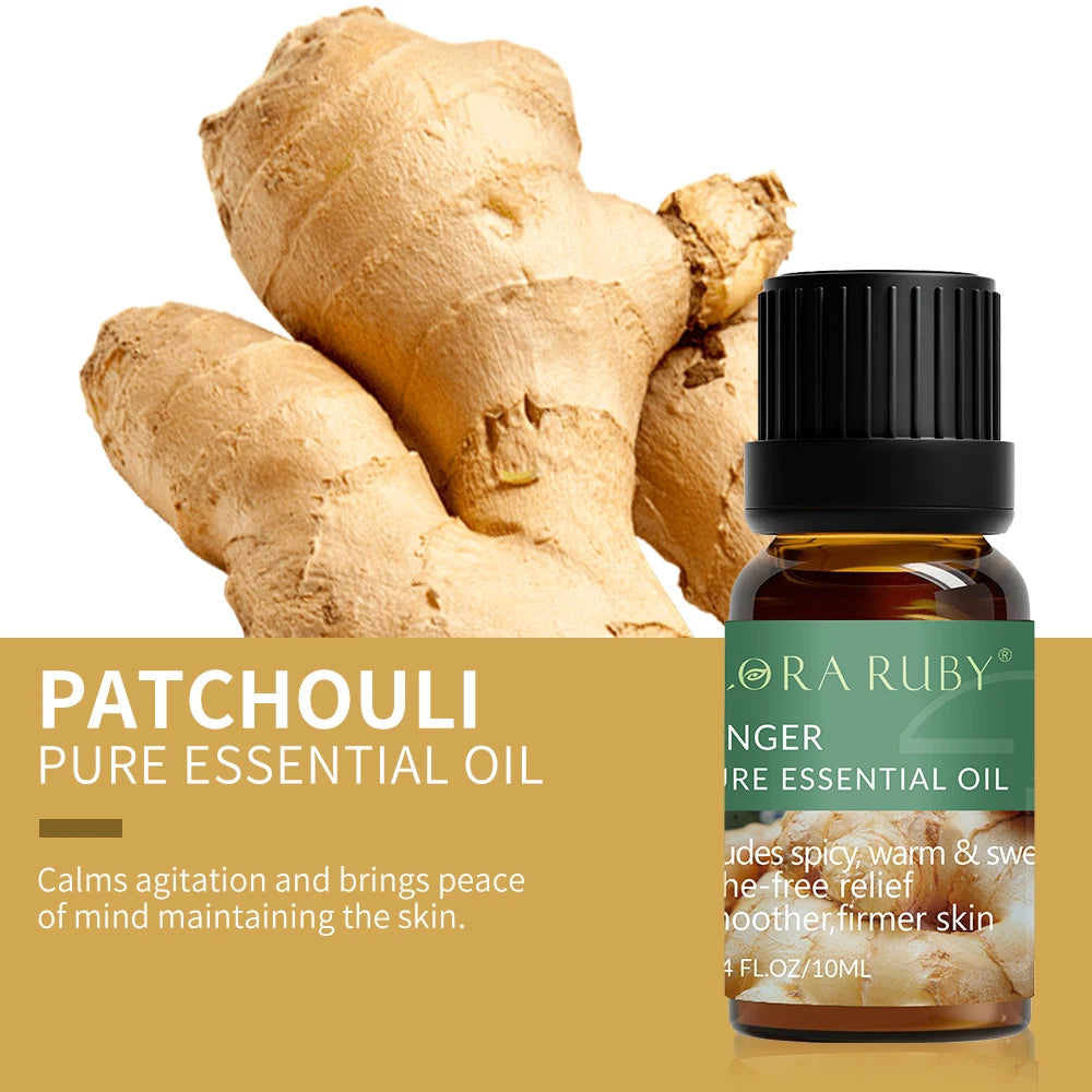 🌿 Coffret d’Huiles Essentielles Pures – 10 ml | Diffuseurs & Soins