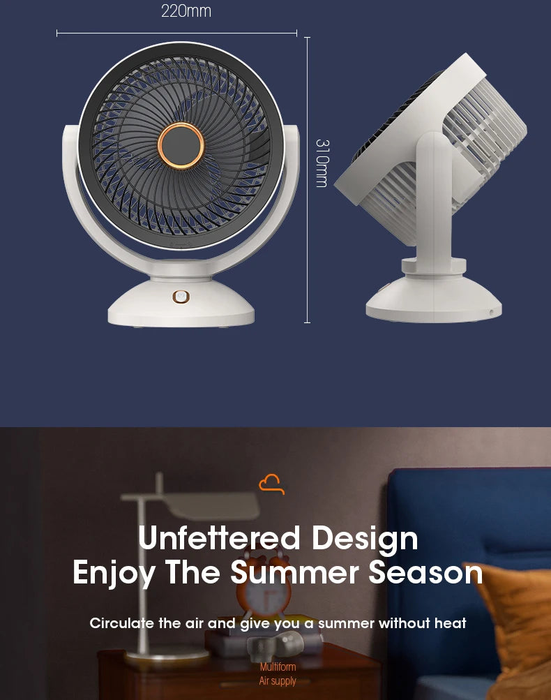 ❄️ Mini Climatiseur Portatif – Silencieux & Rechargeable