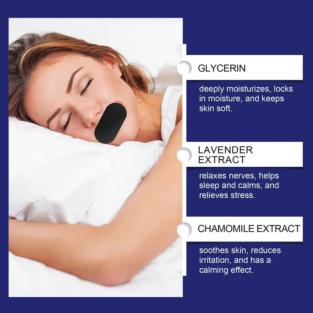 😴 Patch Anti-Ronflement – Correcteur de Respiration & Sommeil Réparateur