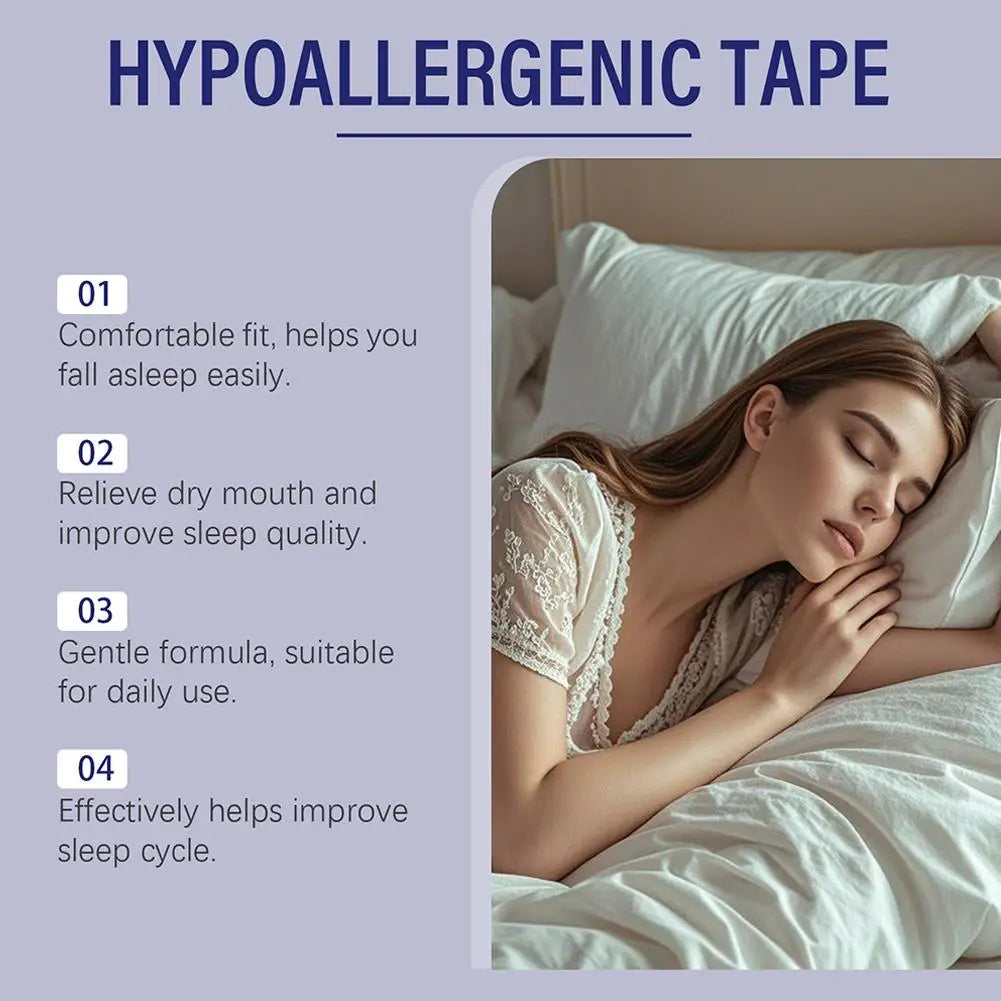 😴 Patch Anti-Ronflement – Correcteur de Respiration & Sommeil Réparateur