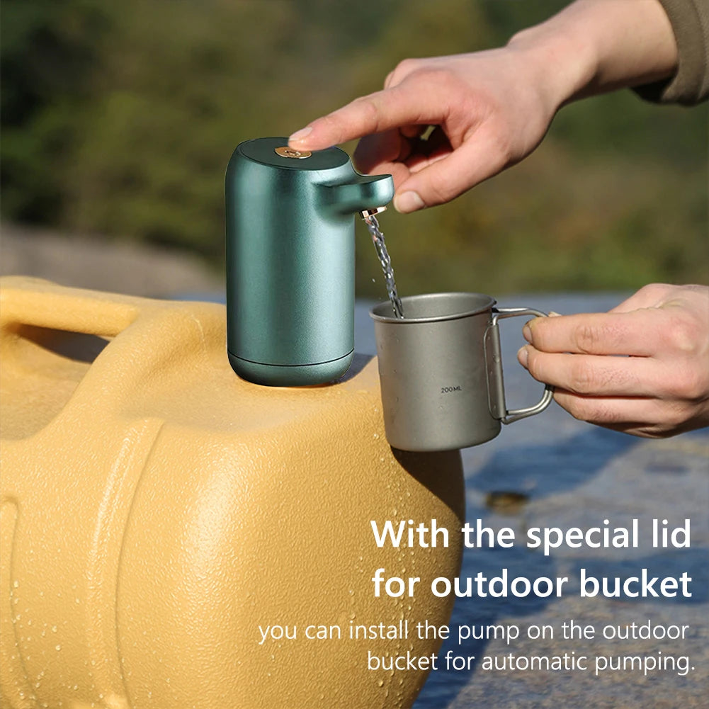 💧 Distributeur d'Eau Automatique USB Rechargeable – Pompe Électrique Portable