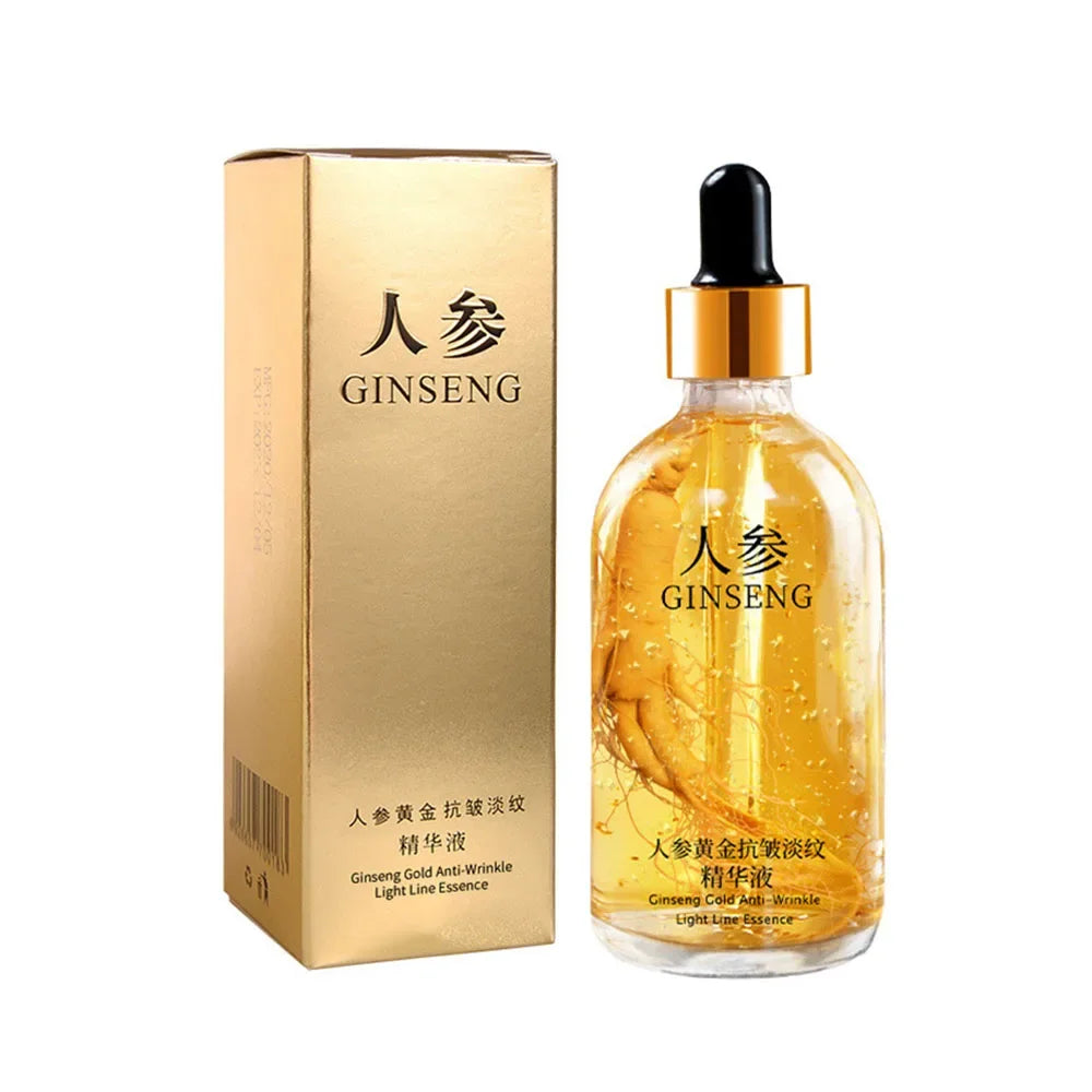 ✨ Essence de Ginseng & Huile Essentielle aux Polypeptides – Anti-Rides & Raffermissante