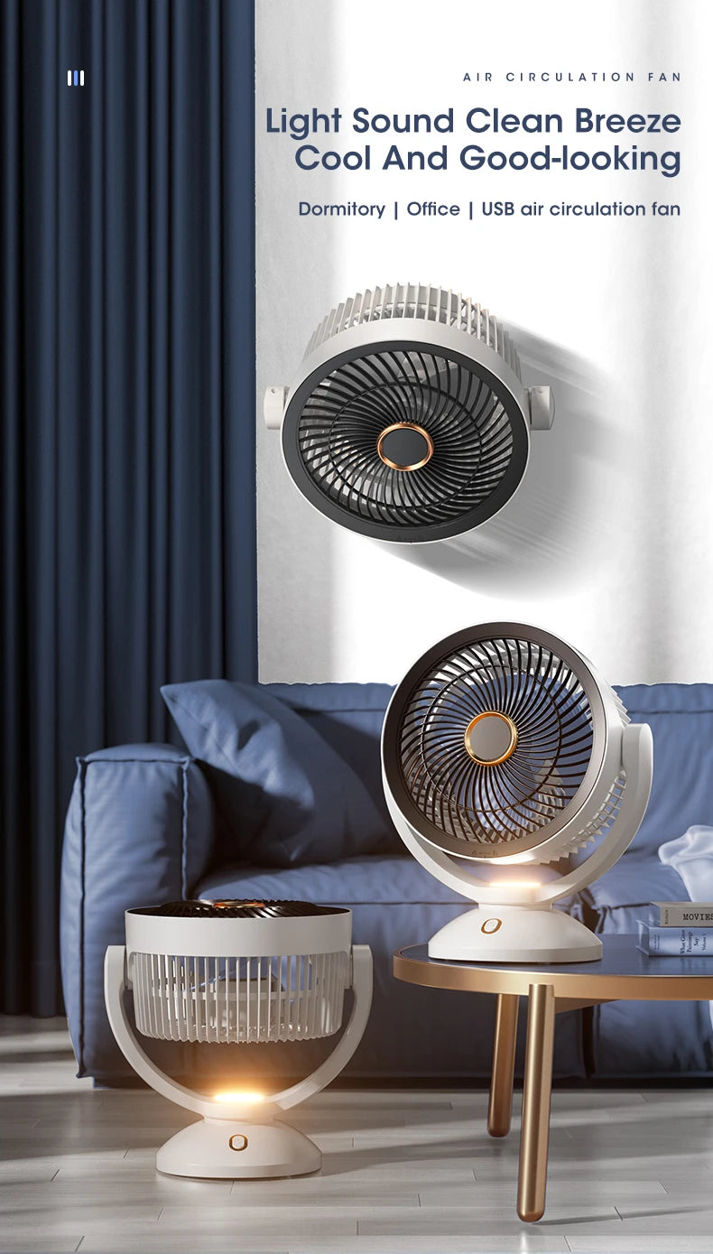❄️ Mini Climatiseur Portatif – Silencieux & Rechargeable