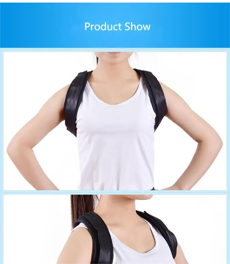 Ceinture Correctrice de Posture – Redresse-Dos Unisexe | Prévention du Dos Rond et Correction Posturale