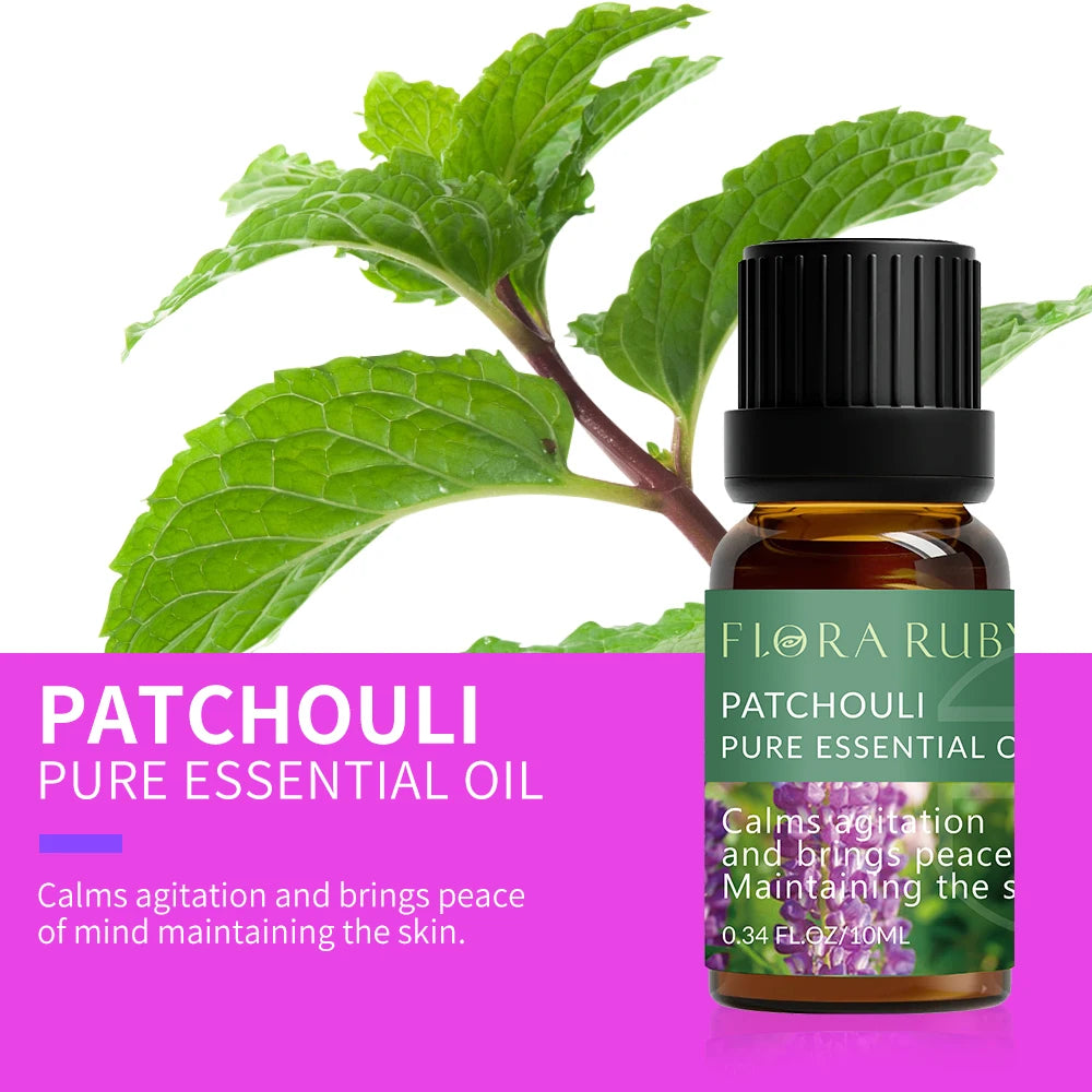 🌿 Coffret d’Huiles Essentielles Pures – 10 ml | Diffuseurs & Soins