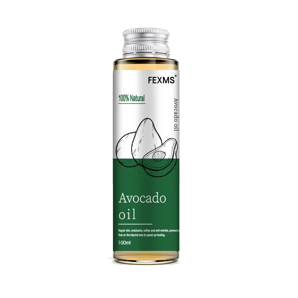🌿 Huile d'Avocat pour Cheveux et Peau – 100 % Pure & Naturelle