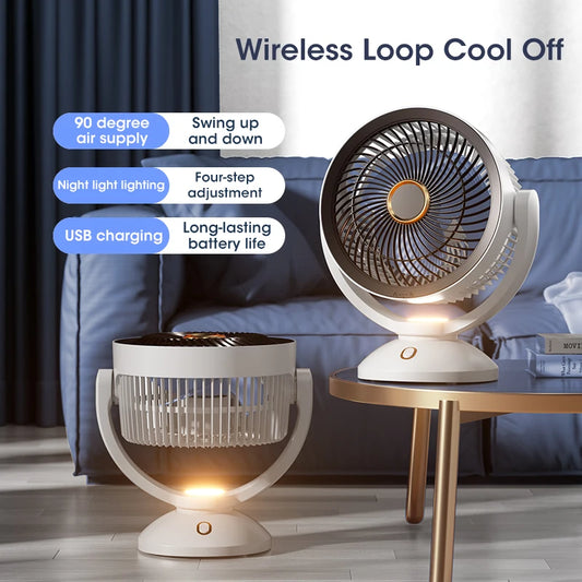 ❄️ Mini Climatiseur Portatif – Silencieux & Rechargeable