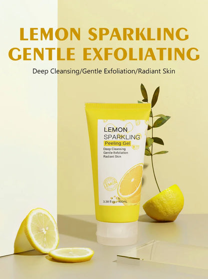 🍋 Gel Nettoyant Exfoliant au Citron – Visage Frais, Lisse & Éclatant