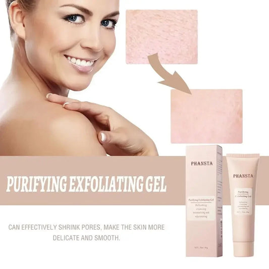💧 Gel Exfoliant Purifiant – Nettoyant Visage Doux & Hydratant