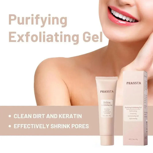 💧 Gel Exfoliant Purifiant – Nettoyant Visage Doux & Hydratant