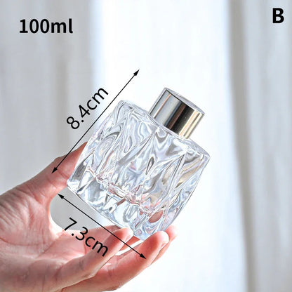 🧴 Flacon en Verre Vide pour Huiles Essentielles – 50 ml / 100 ml