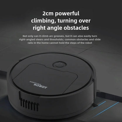 🤖 Robot Aspirateur Intelligent 3-en-1 – Aspiration, Balayage & Lavage Automatique