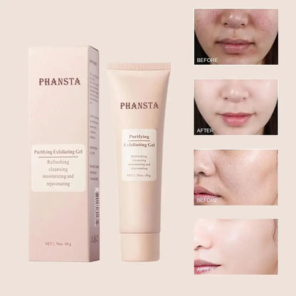 💧 Gel Exfoliant Purifiant – Nettoyant Visage Doux & Hydratant