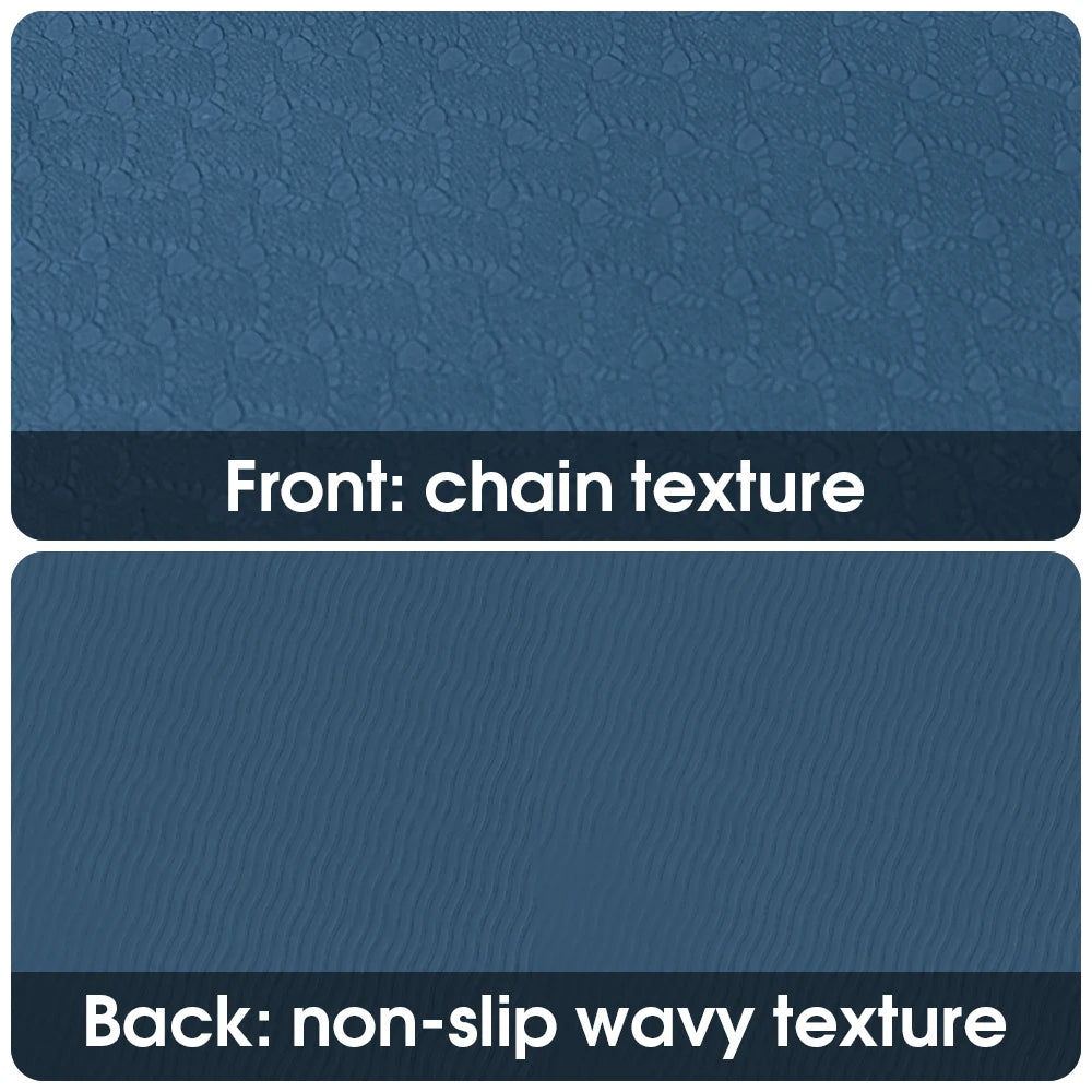 🧘‍♀️ Tapis de Yoga TPE Antidérapant – Pliable, Confortable & Facile à Nettoyer