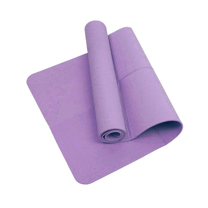 🧘‍♀️ Tapis de Yoga TPE Antidérapant – Pliable, Confortable & Facile à Nettoyer