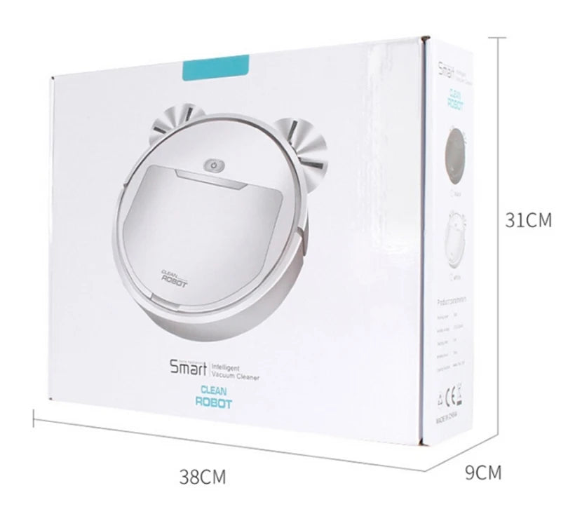 🧹 Robot Nettoyeur de Sol – Aspirateur Intelligent 3-en-1