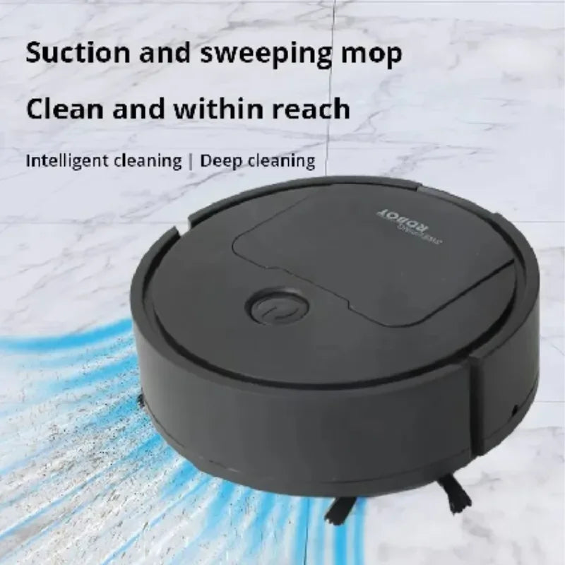 🤖 Robot Aspirateur Intelligent 3-en-1 – Aspiration, Balayage & Lavage Automatique