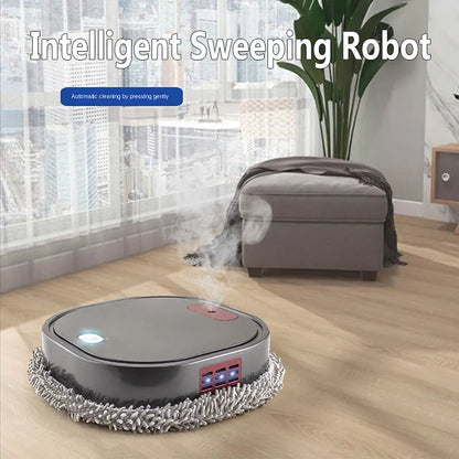 🧠 Robot Intelligent 3-en-1 – Aspire, Nettoie et Lave