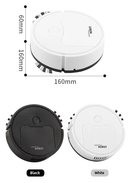 🤖 Robot Aspirateur Intelligent 3-en-1 – Aspiration, Balayage & Lavage Automatique