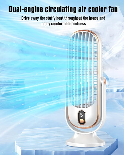 🌬️ Ventilateur de Bureau Portable – Refroidisseur d'Air 360° à 5 Vitesses