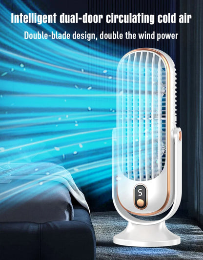 🌬️ Ventilateur de Bureau Portable – Refroidisseur d'Air 360° à 5 Vitesses