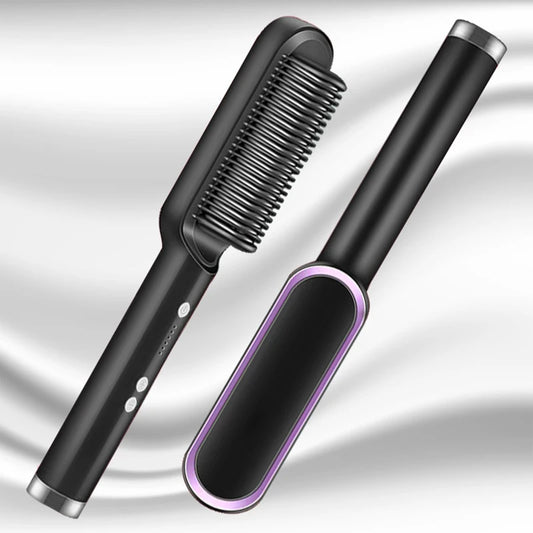 ✨ Brosse Lissante Électrique ROFAELEC – Céramique Chauffante Rapide &amp; Antibrûlure