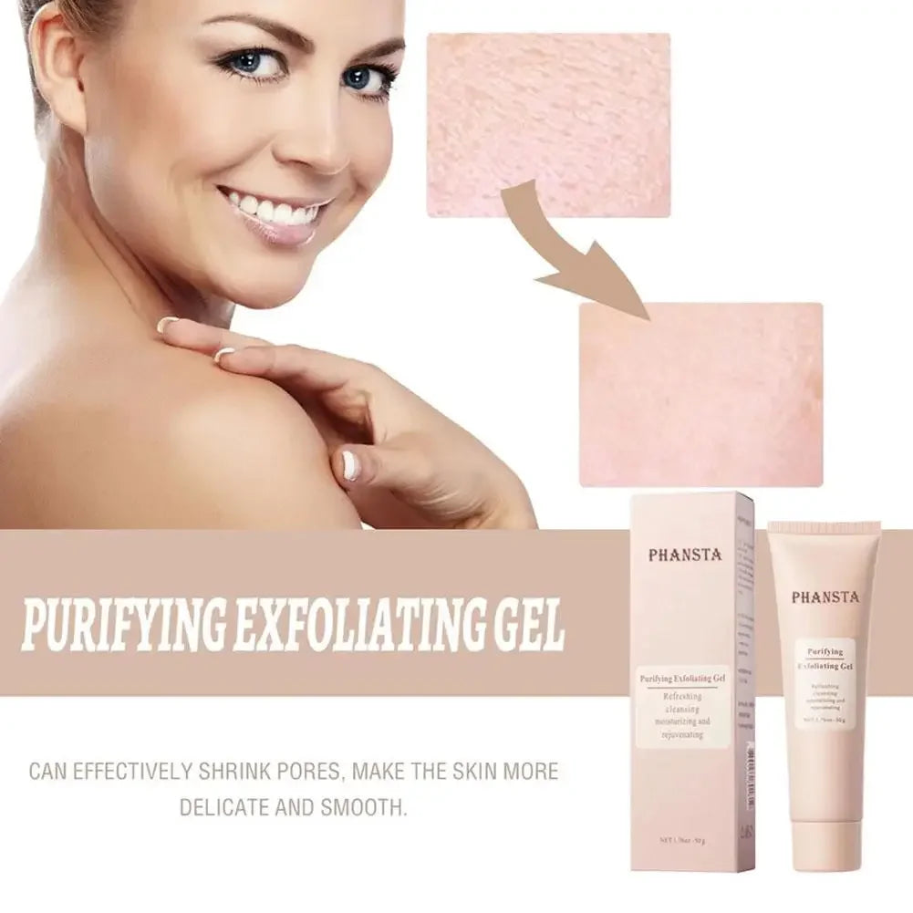 💧 Gel Exfoliant Purifiant – Nettoyant Visage Doux & Hydratant