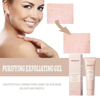 💧 Gel Exfoliant Purifiant – Nettoyant Visage Doux & Hydratant