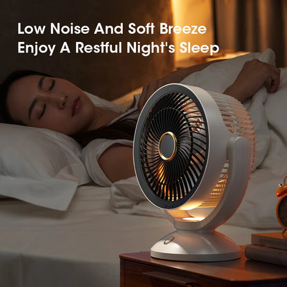 ❄️ Mini Climatiseur Portatif – Silencieux & Rechargeable
