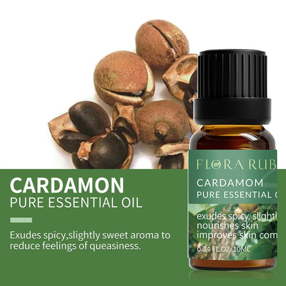 🌿 Coffret d’Huiles Essentielles Pures – 10 ml | Diffuseurs & Soins