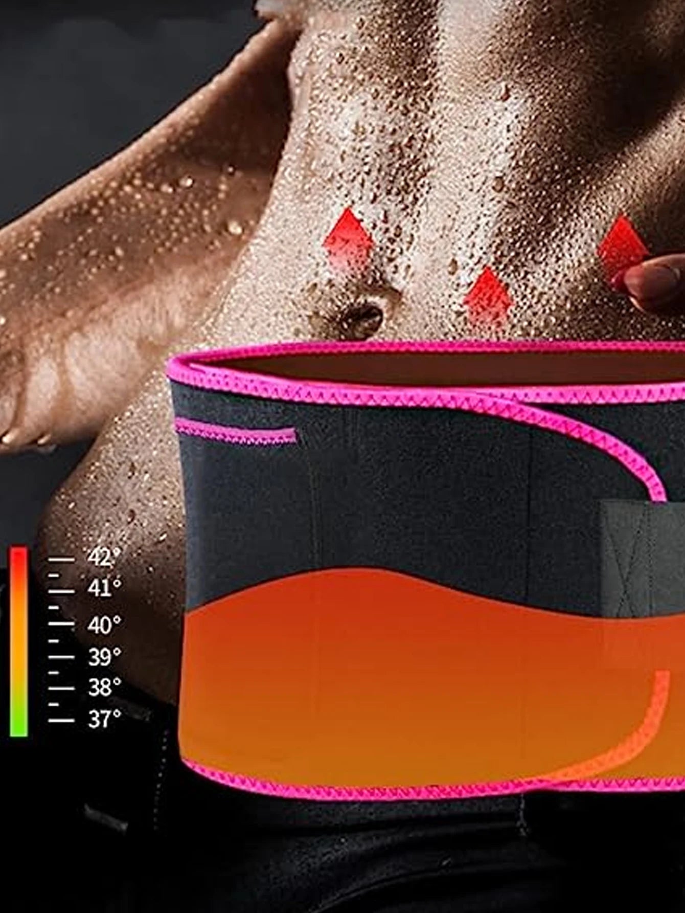 🔥 Ceinture de Sudation Sport – Brûle-Graisses & Soutien Taille