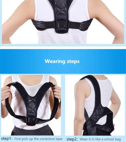 Ceinture Correctrice de Posture – Redresse-Dos Unisexe | Prévention du Dos Rond et Correction Posturale