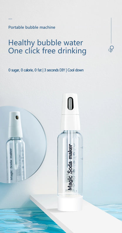 Nouvelle Machine à Soda Portable – Eau Gazeuse Fraîche à la Maison ou en Extérieur