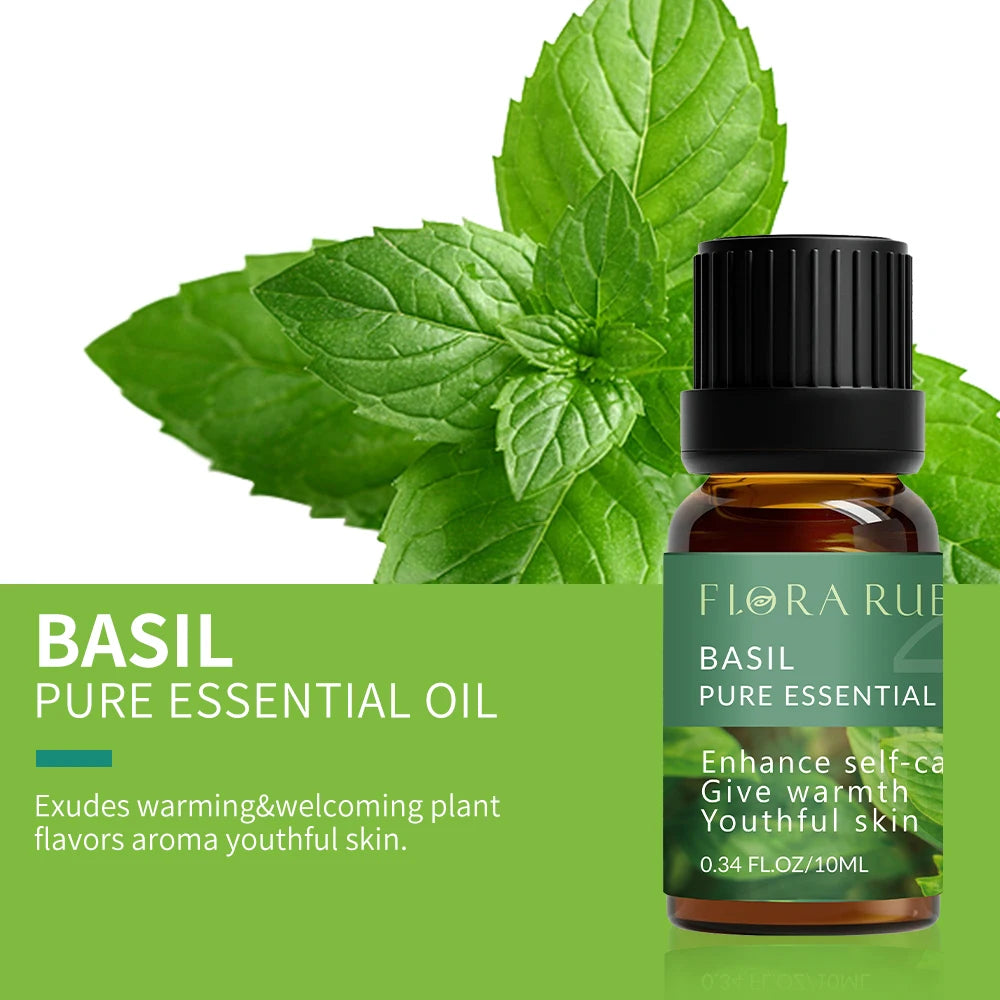 🌿 Coffret d’Huiles Essentielles Pures – 10 ml | Diffuseurs & Soins
