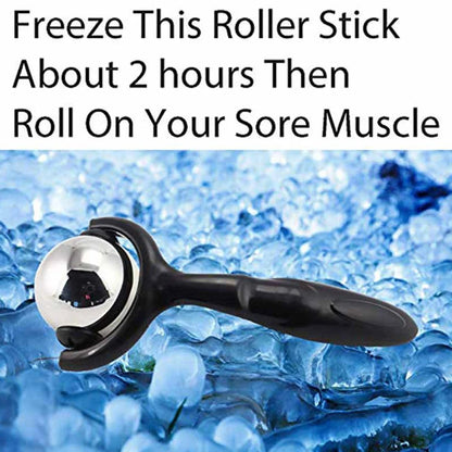 🌀 Balle de Massage à Roulettes – Soulagement des Muscles & Tensions