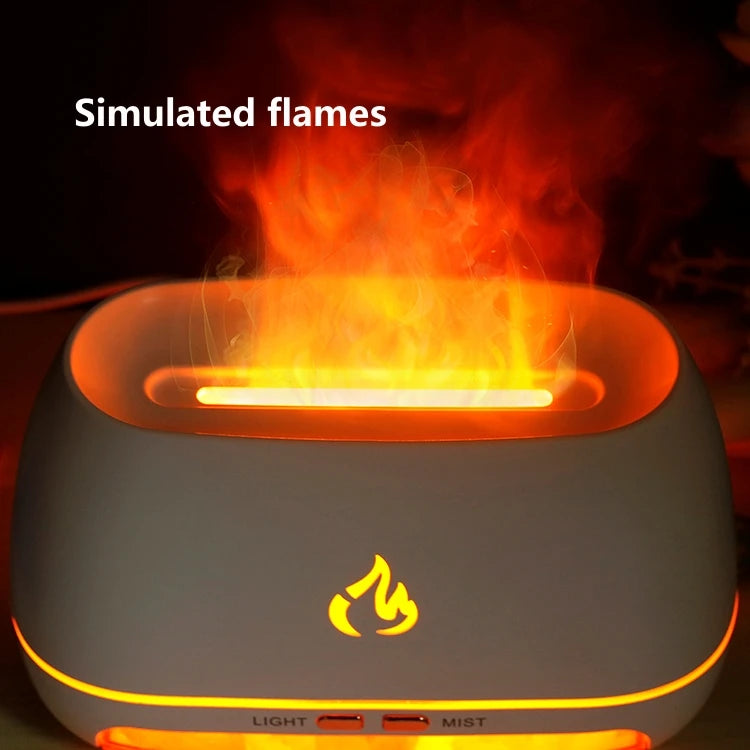 🔥 Diffuseur d'Arômes Ultrasonique Mini – Effet Flamme 3D & Brume Apaisante