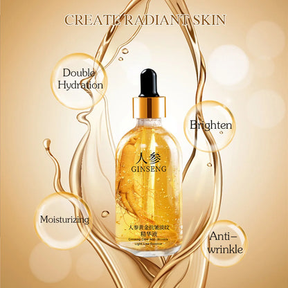 ✨ Essence de Ginseng & Huile Essentielle aux Polypeptides – Anti-Rides & Raffermissante