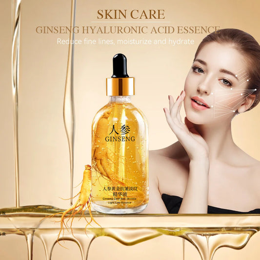 ✨ Essence de Ginseng & Huile Essentielle aux Polypeptides – Anti-Rides & Raffermissante