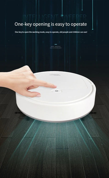 🧹 Robot Nettoyeur de Sol – Aspirateur Intelligent 3-en-1