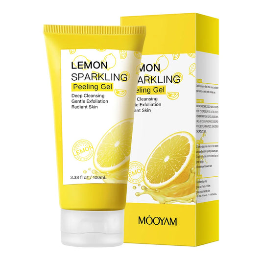 🍋 Gel Nettoyant Exfoliant au Citron – Visage Frais, Lisse & Éclatant