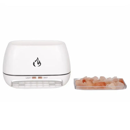 🔥 Diffuseur d'Arômes Ultrasonique Mini – Effet Flamme 3D & Brume Apaisante